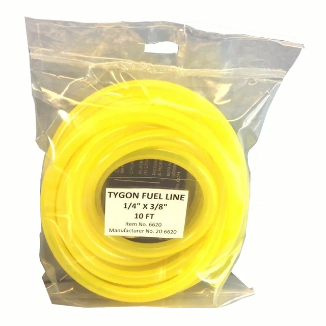 NEW TYGON YELLOW Fuel Line Id 1/4" Pre-Cut 10 Ft Sea-Doo Kawasaki
