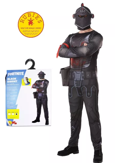 Cavaliere Nero di Fortnite Costume Carnevale ufficiale Black Knight Rubie's