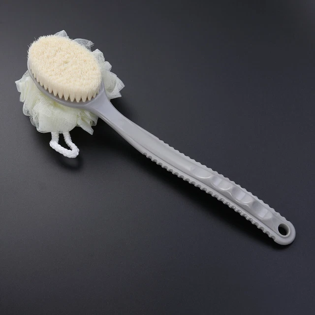 Body Brush with Handle Bathing Brush Bath Artifact Back Brush Back Scrubber