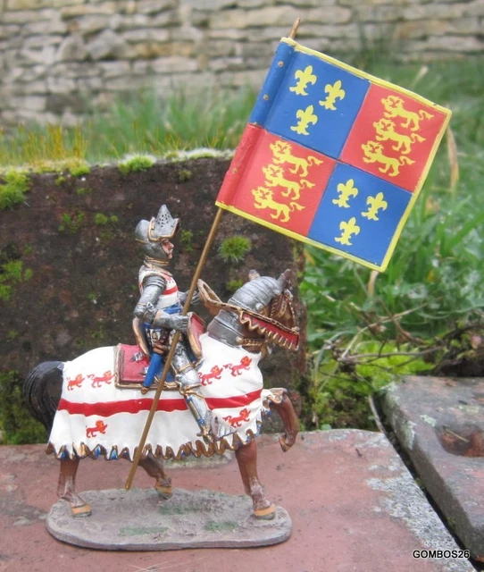 Lot De Chevaliers Delprado – 54mm (1/32) – Figurines Plomb Peintes – Moyen Âge