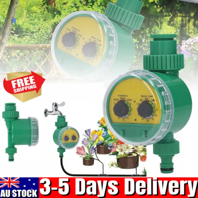 Automatic Water Tap Timer Ball Valve Electronic Irrigation Controller ABS Garden