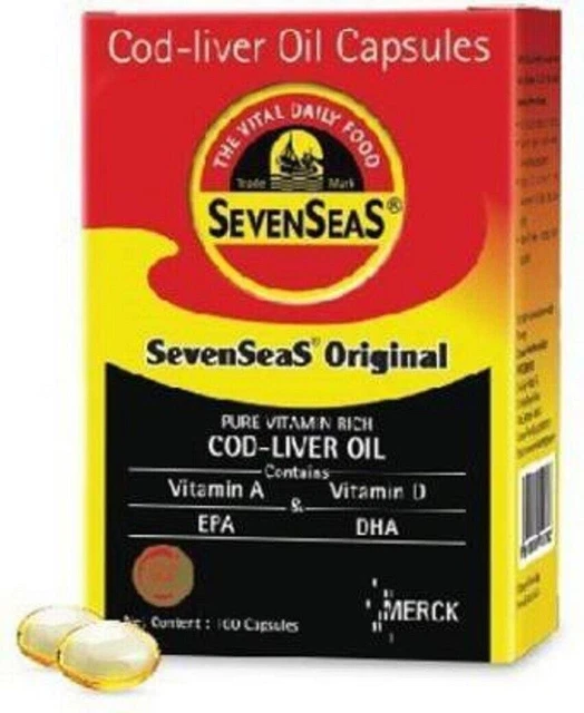 Seven Seas Cod Liver Oil, 100 x3 cap, 300 Capsules | Free Shipping Seven Seas Cod Liver Oil, 100 x3 cap, 300 Capsules | Free Shipping