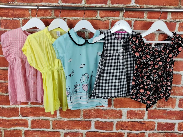 GIRLS BUNDLE AGE 4-5 YEARS ZARA NEXT etc SUMMER TOP T-SHIRT BLOUSE KIDS 110CM