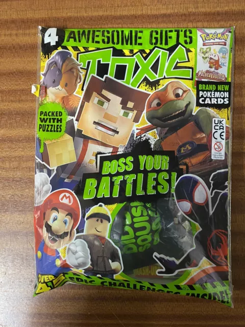 Toxic magazine Issue 381 Boss Your Battles + Pokemon Pack / Gifts