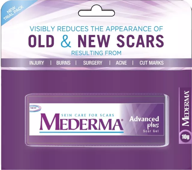Mederma Advanced Plus Scar Gel 10g For Skin Stretch Mark Scars Acne Burn