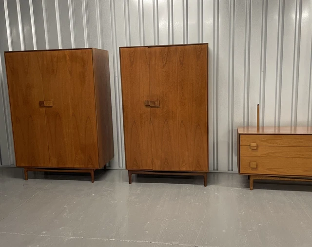 Mid Century Teak Wardrobe by Kofod Larsen for G Plan Danish Range Delivery Poss