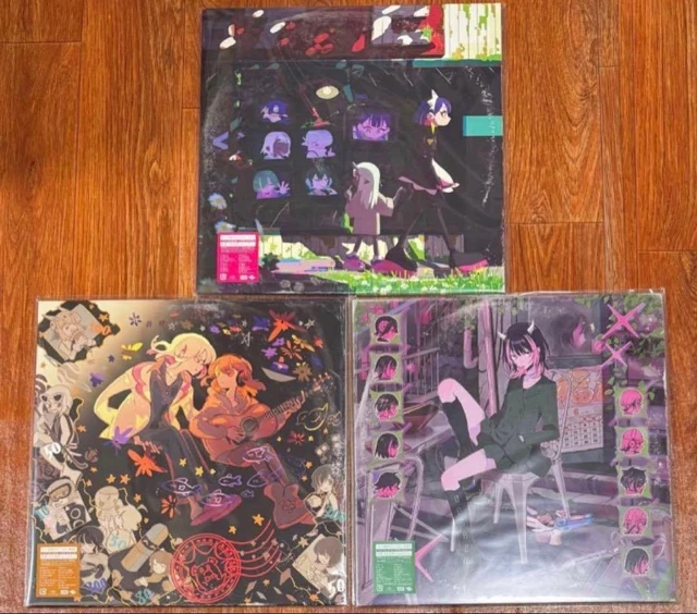 ZUTOMAYO GUSARE & Jinkougaku & Hisohiso Banashi Set of 3 Vinyl LP