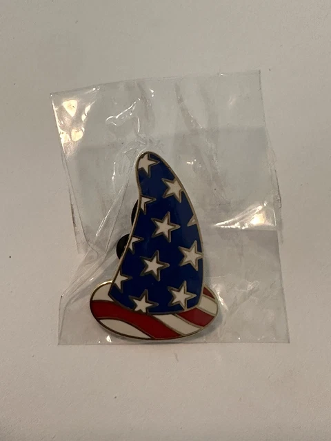 WDW - Cast Exclusive Patriotic Sorcerer's Hat - Disney Pin 22391 Sku-B
