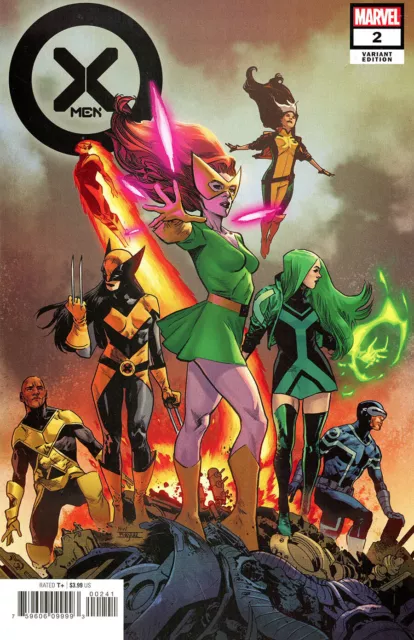 X-Men #2 1:25 Mahmud Asrar Variant Gerry Duggan Marvel NM 2021