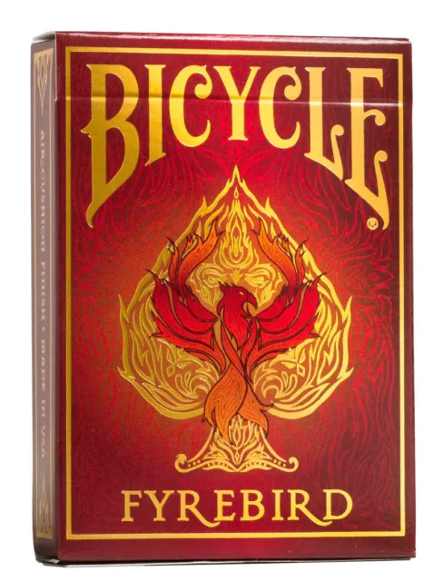 Baraja De Cartas De Poker Bicycle Fyrebird - Nuevo