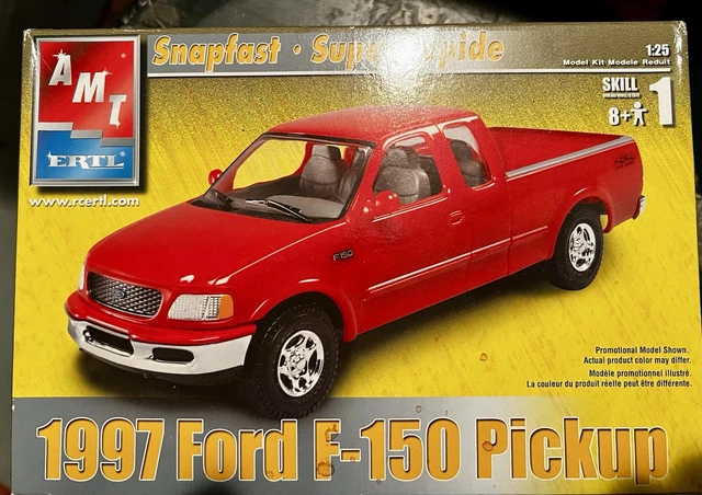 AMT/ERTL SNAPFAST MODELLBAUSATZ 1997 Ford F-150 Pickup 1:25/OVP ...