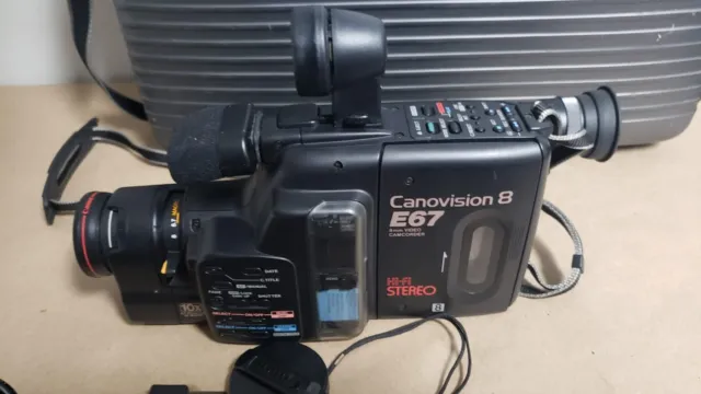 Cannon E67A - Cannonvision 8 Video Camera In Hard Case  With Lots If Extras