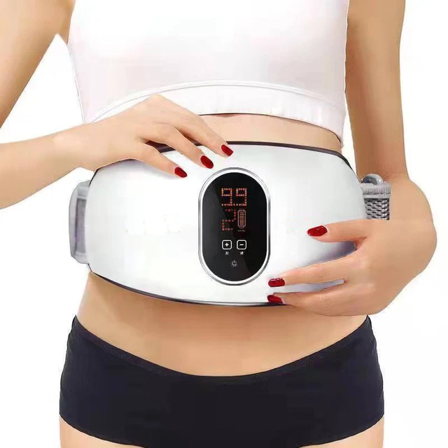 (vert)Minceur Ceinture Portable Minceur électrique Vibrant Masseur Abdomina