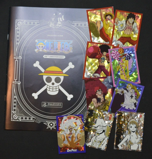 PANINI One Piece – Blister 25e Anniversaire : 5 Pochettes + 2 Cartes Limitées