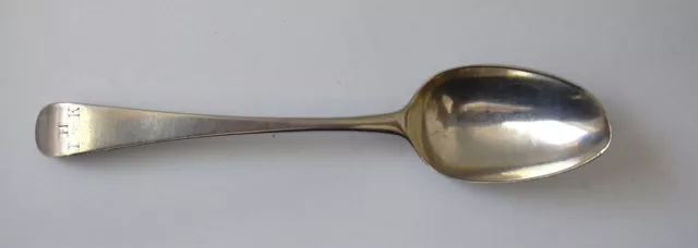 Solid silver teaspoon by Hester Bateman