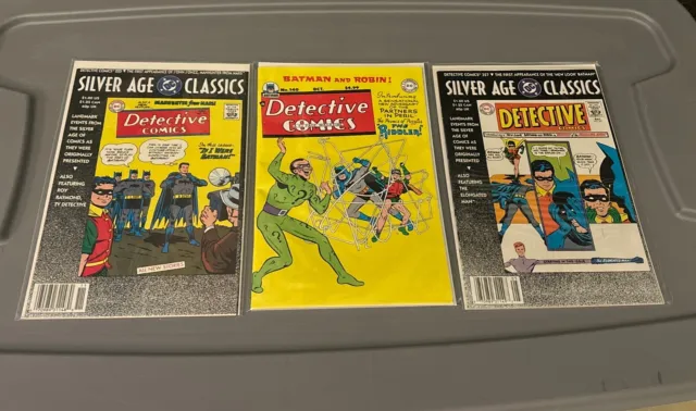 Lot Of 3 Issues Of Detective Comics - Silver Age DC Classics #225 & #327, & #140