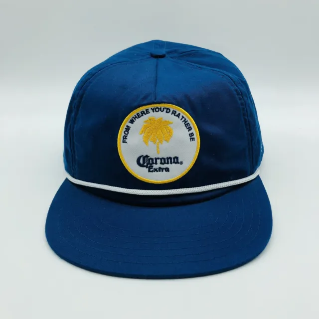 CORONA Extra Cap / Hat by Rythm- Blue Snap Back Adjustable