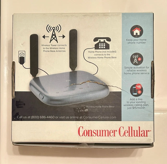 ZTE WIRELESS HOME Phone Base Station (Consumer Cellular) A2 Model