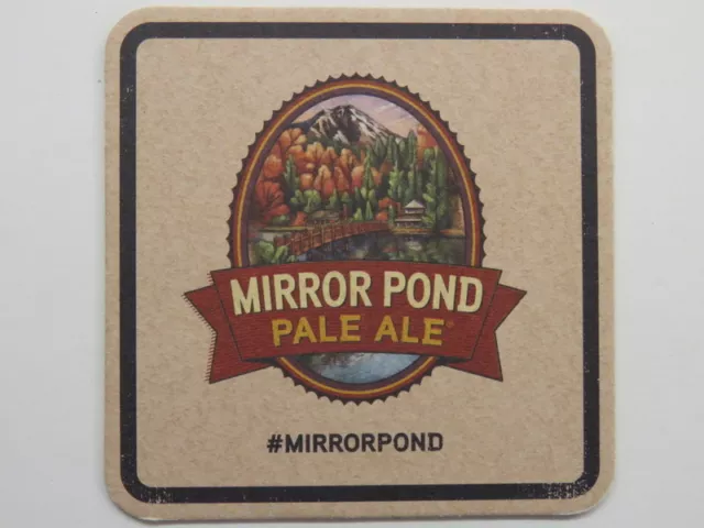 Beer Collectible Coaster ~ DESCHUTES Brewing Mirror Pond Pale Ale ~ Bend, OREGON
