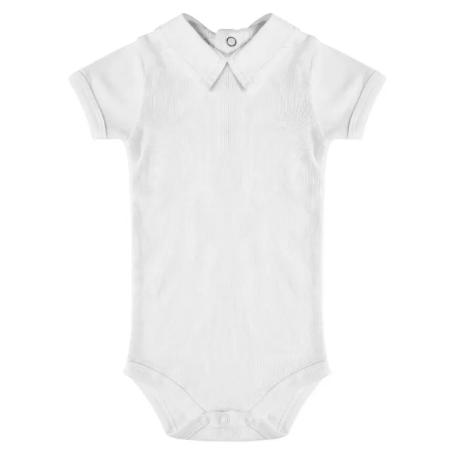 Buyless Fashion Baby Boy Assorted Styles Bodysuit Short Long Sleeves In Cotton