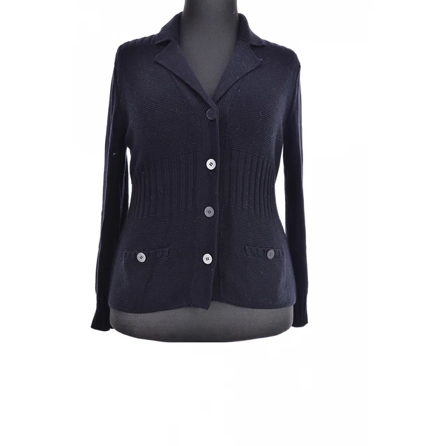 GERRY WEBER M Nero Cotone Donna Maglione Manica Lunga Eu 40, UK 12,USA 8, E 44,