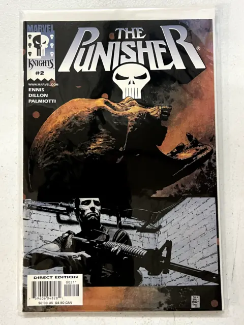 The Punisher #2 By Ennis Dillon Frank Castle Marvel Knights Variant B 2000 | Com
