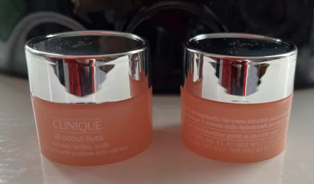 Clinique All About Eyes Cream - 15ml X 2