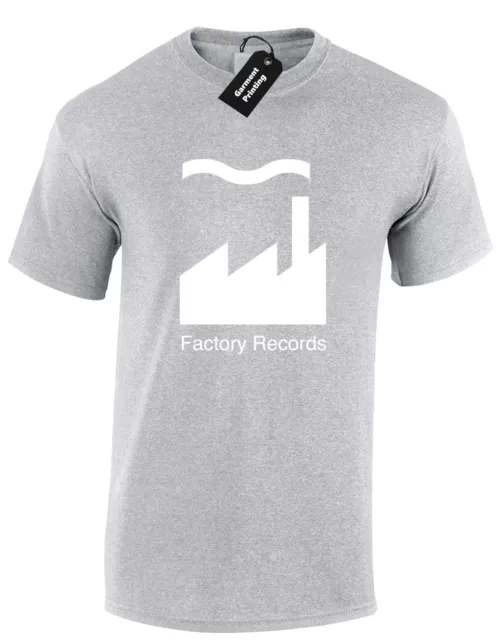 Factory Records Mens T Shirt Tee Manchester Music 90'S House Music Dance Rave