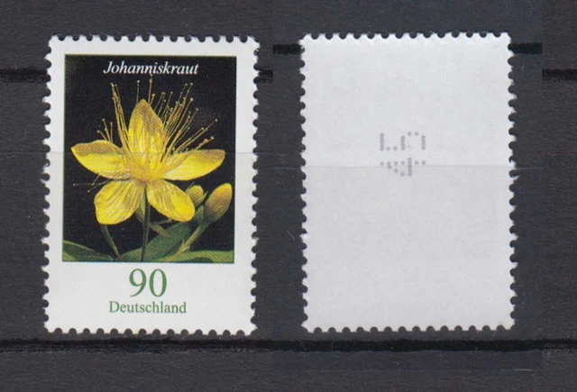 Bund 3304 RM mit ungerade Nummer 2 stellig Johanniskraut 90 Cent postfrisch