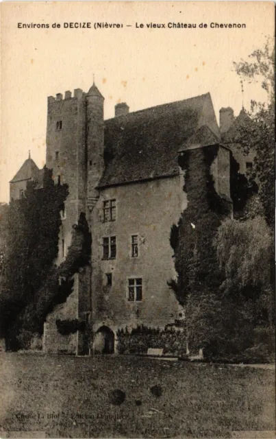 CPA AK Env. de DECIZE - Le Vieux Chateau de Chevenon (456353)