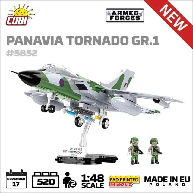 COBI 5852 - ARMED FORCES - PANAVIA TORNADO GR.1 in 1:48