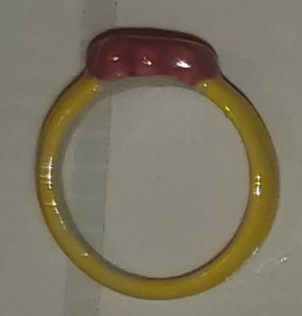 fève unité série trésors de fillettes 2009 bague jaune