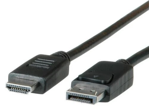 Câble, Displayport-Hdmi Un, Prise , 3M, Noir, Audio et Vidéo , 11.04.5782