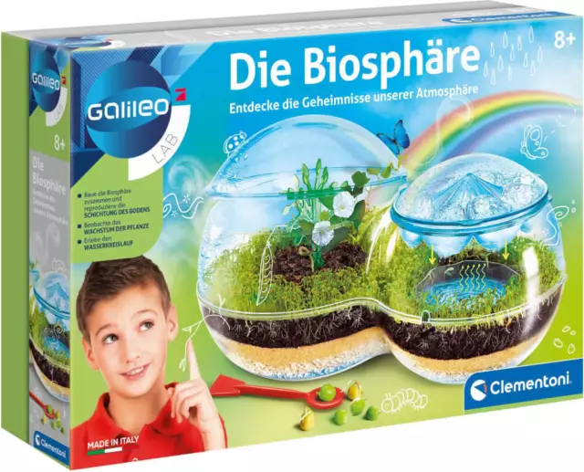 Clementoni Die Biosphäre 59119, Wissenschaft, Kinder, Geschenk ab 8  NEU / OVP