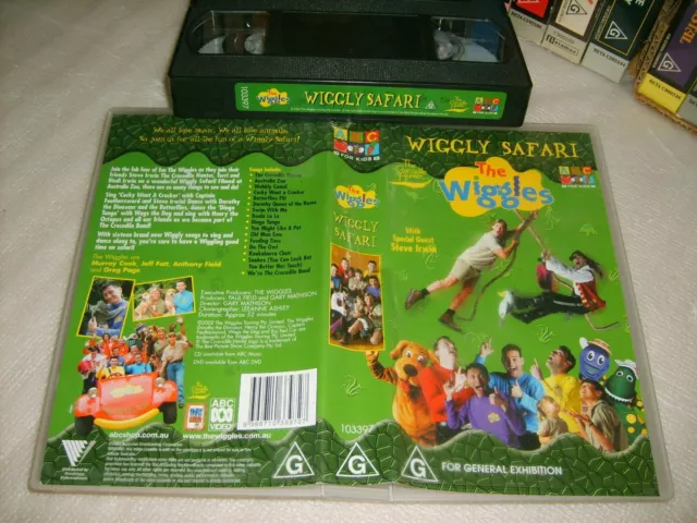 THE WIGGLES: WIGGLY SAFARI - ABC 4 Kids Original Wiggles & Steve Irwin VHS Issue