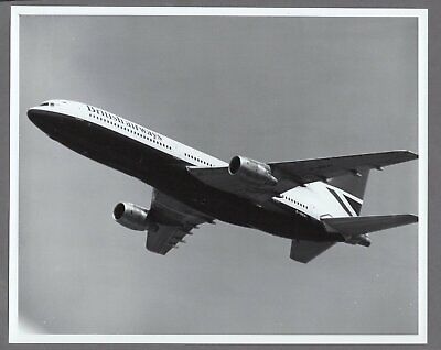 British Airways Lockheed Tristar L-1011 Original Large Vintage Airline Photo Ba3