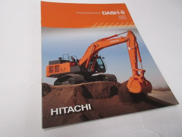 Hitachi Zaxis ZX470LC-5, ZX670-5, ZX870-5 Excavator Sales Brochure 12 Page