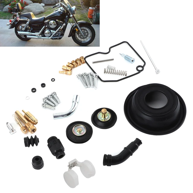 4 Kits De Réparation Carburateur Pour Kawasaki Vulcan 800 VN800 (1995-2005) – Joints Et Pièces De Rechange – A1 à A11