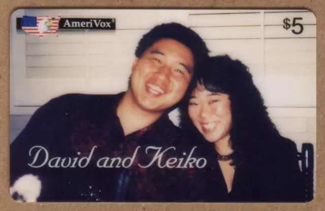 Marriage: David Shizuo Ikeda & Shannon Keiko Kajikawa 03/94 SPECIMEN Phone Card