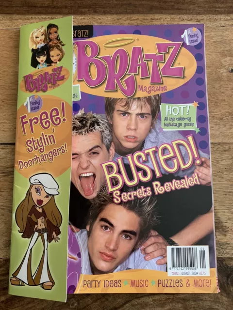 BRATZ MAGAZINE AUGUST 2004 Issue 1 Busted Secrets Revealed RARE £50.00 ...