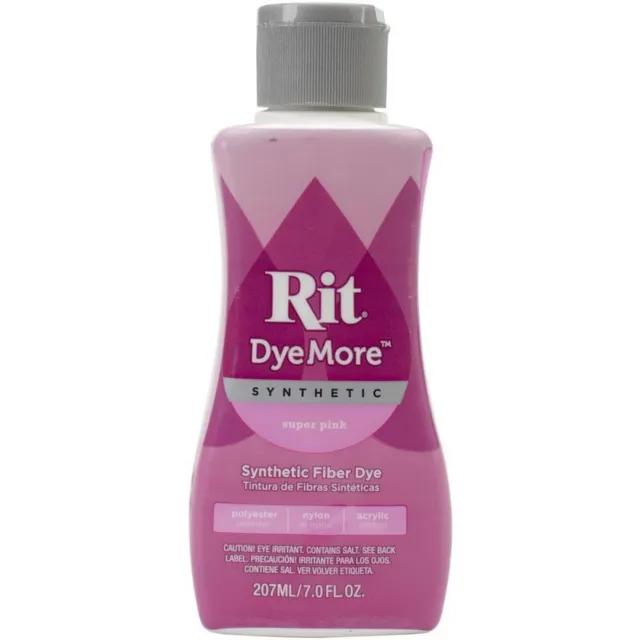 RIT DyeMore Synthetic Fabric Dye - Liquid - 207ml Super Pink