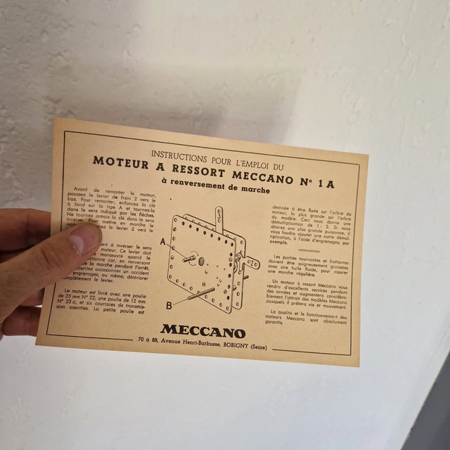 Rare ! cofet meccano n° 1 à l'état neuf avec ses fils à Yvetot | Clasf jeux