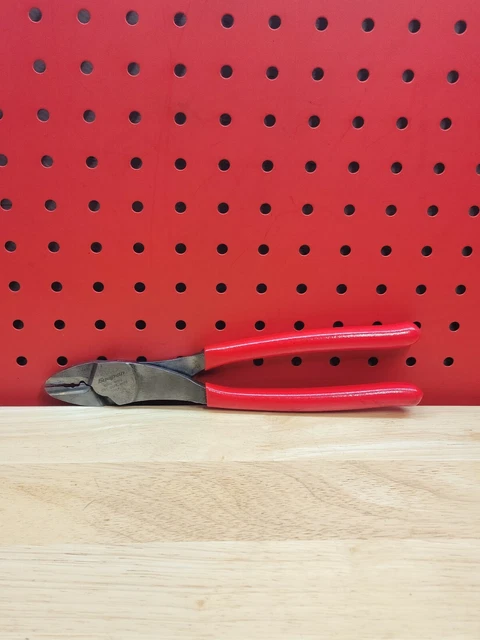 Snap-on Tools 29CF Wire Terminal Crimping & Cutting Pliers Red Handle