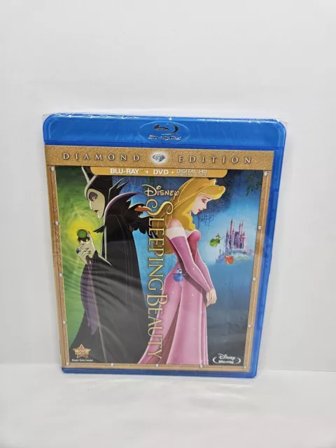 💿Sleeping Beauty💿 [BRAND NEW] (Blu-ray/DVD, 2014, 2-Disc Set, Diamond Edition✔