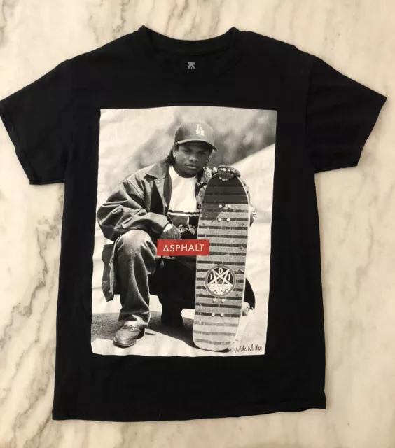 T-shirt graphique noir Mike Miller NWA rap Eazy-E pour homme petit