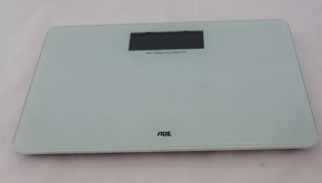Digital Passenger Scale ADE BE 1101 Cleo Weighing Range (max.)=150 kg White