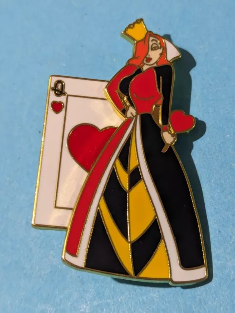 Rare Pin's Disney Jessica Reine De Coeur Limited Edition 400ex Heart Queen