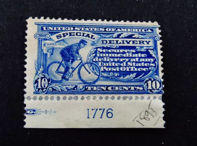 nystamps US Special Delivery Stamp # E6 Mint OG H $230 Plate#    A5x3602