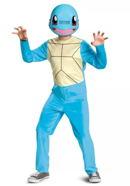 POKEMON BAMBINI SQUIRTLE Costume Bambino Classico Carattere