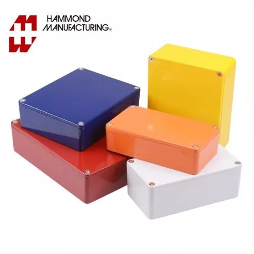 Hammond Diecast Stompbox Enclosure Aluminium All Colours Sizes